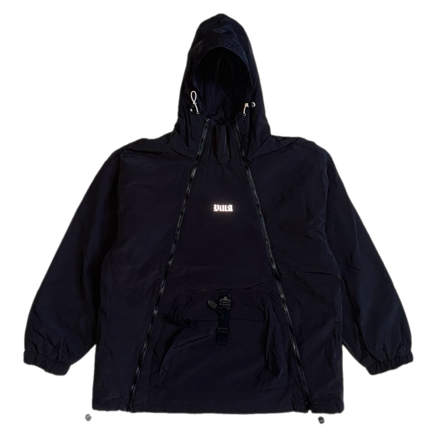 VillA 3M Reflective Double Zip Rain Jacket