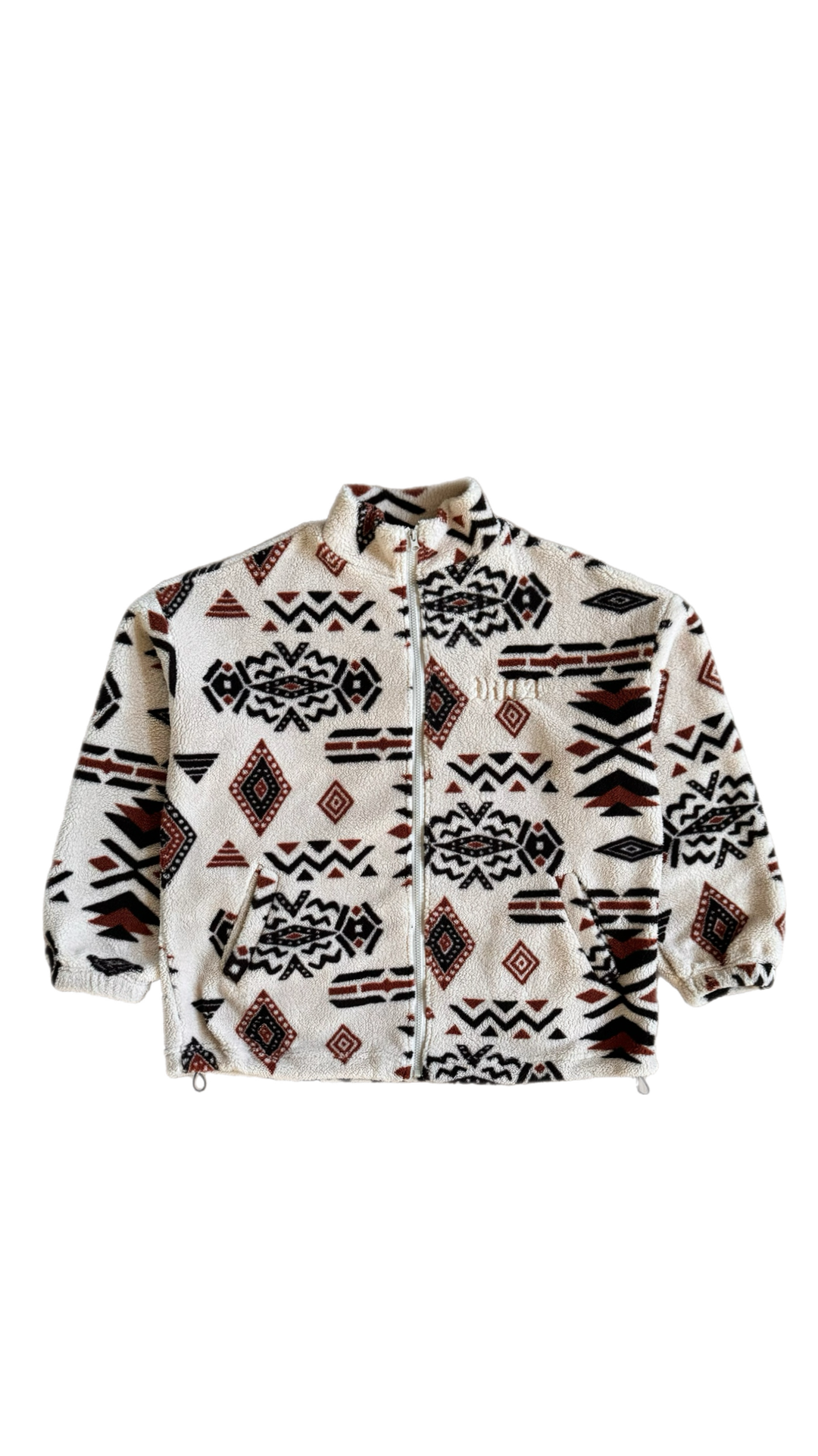 VillA Aztec Zip-up Fleece Jacket