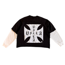 Load image into Gallery viewer, OVERSIZED VILLA CROSS THERMAL LONG SLEEVE
